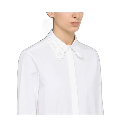 Embroidered Details Long-Sleeve Shirt
