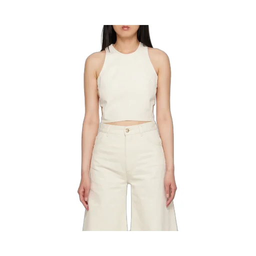 Cut-Out Cropped Tank Top