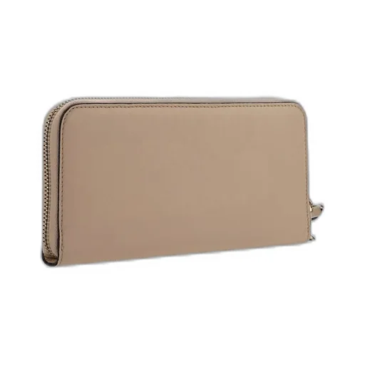 Logo Detailed Zipped Wallet