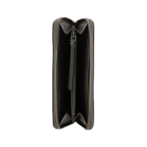 Logo Detailed Zipped Wallet