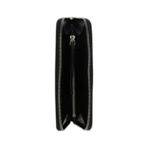 Logo Detailed Zipped Wallet