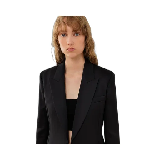 Single-Breasted Tailored Jacket