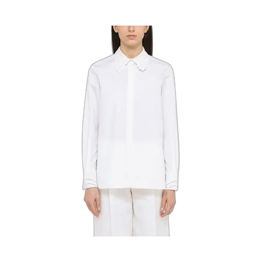 Embroidered Details Long-Sleeve Shirt