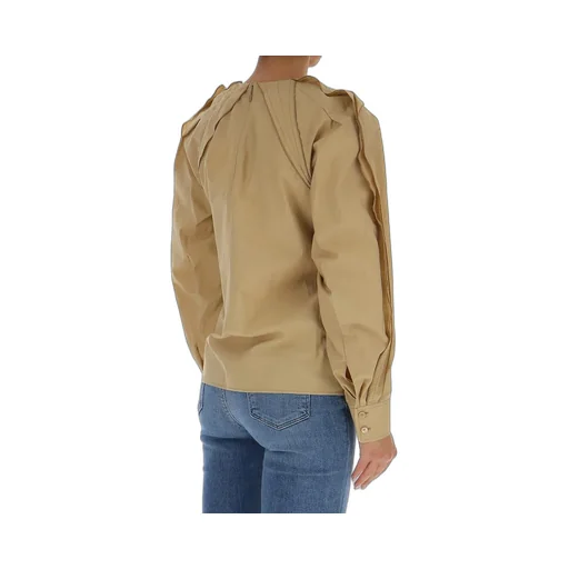 Lotus Leaf Sleeved Blouse