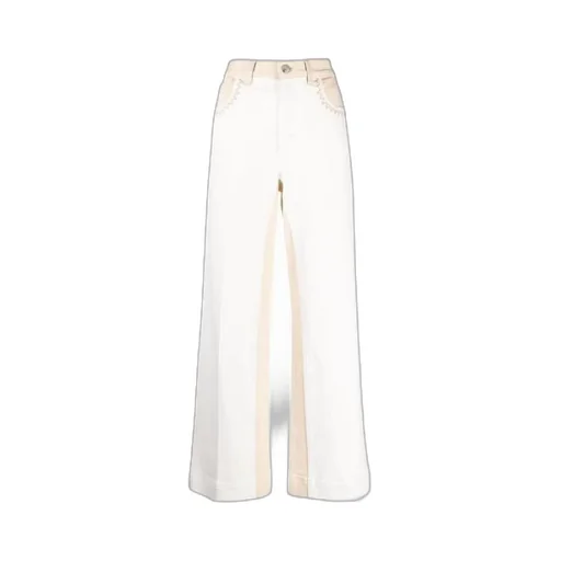 Straight-Leg Denim Trousers
