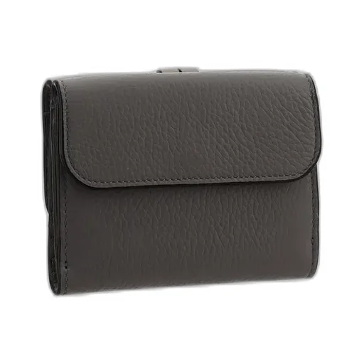 Logo Plaque Tri-Fold Wallet