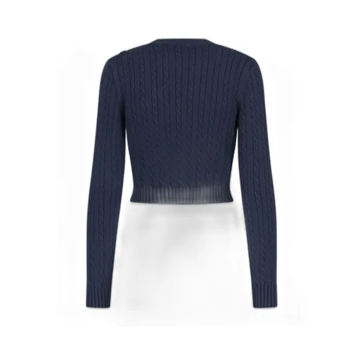 Buttoned-Detail Knitted Jumper