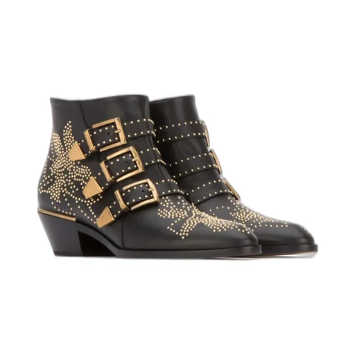Susanna Embellished Buckled Boots