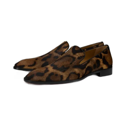 Danny Flex Loafers - Bengali Printed Hairy Calf Leather