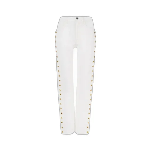 Embellished Cropped Jeans