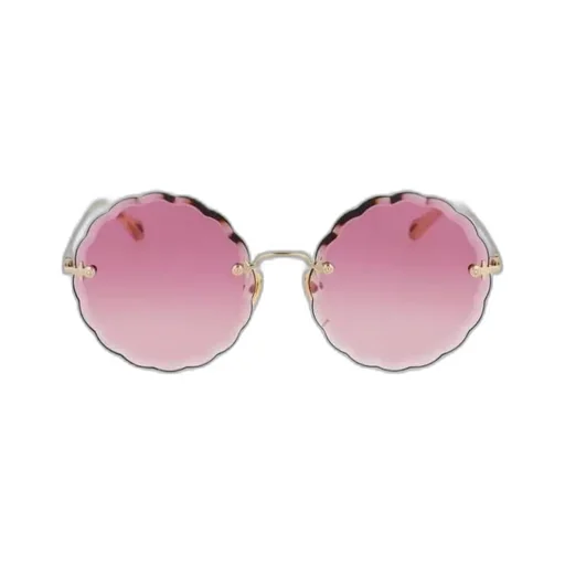 Round Scalloped Frame Sunglasses