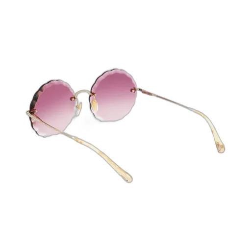 Round Scalloped Frame Sunglasses