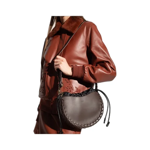 Zippered Shoulder Bag