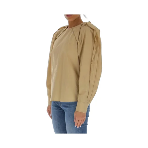 Lotus Leaf Sleeved Blouse