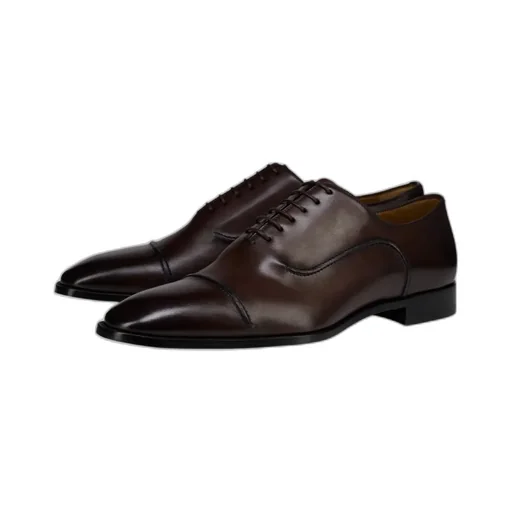 Cap-Toe Flat Oxford Shoes