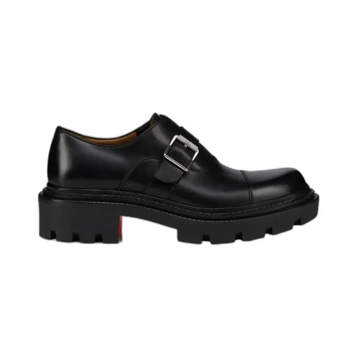 Buckle-Fastening Leather Shoes