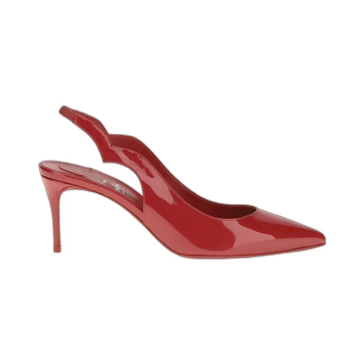 Slingback Patent Pumps