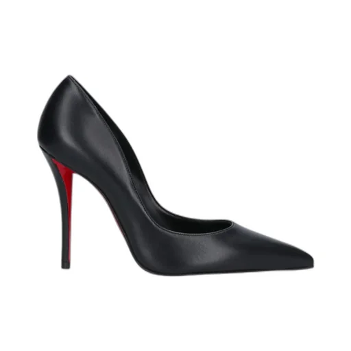 100Mm Miss Z Pointed-Toe Leather Pumps