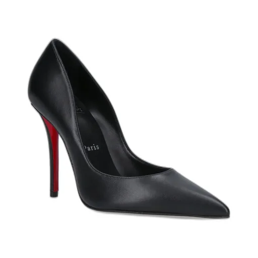 100Mm Miss Z Pointed-Toe Leather Pumps