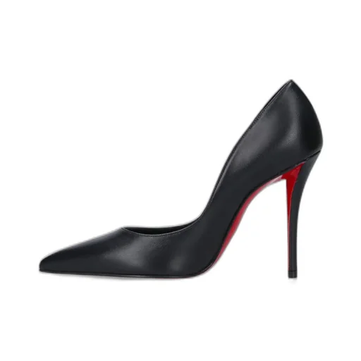 100Mm Miss Z Pointed-Toe Leather Pumps