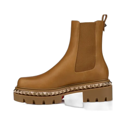 Round-Toe Slip-On Boots