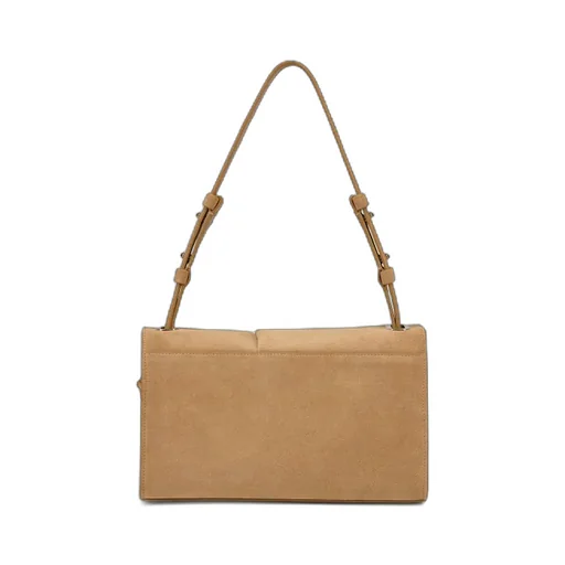 Baggy Foldover Top Small Shoulder Bag