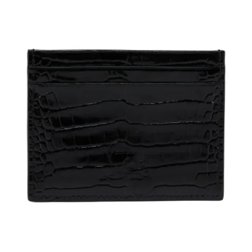 Embossed Logo Plaque Wallet