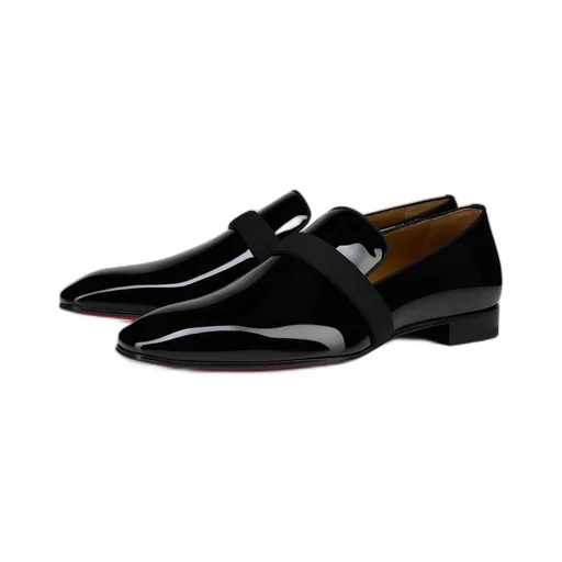 Dandydeco Ribbon Leather Loafers