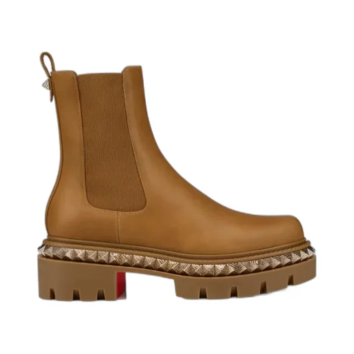 Round-Toe Slip-On Boots