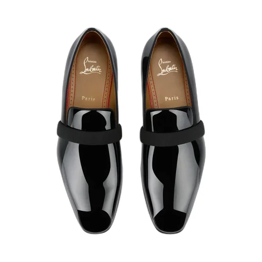 Dandydeco Ribbon Leather Loafers
