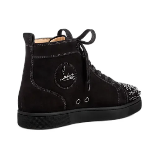 Lou Spikes Embellished High-Top Sneakers