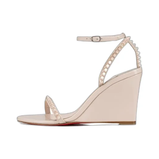 Rivet-Decorated Wedges