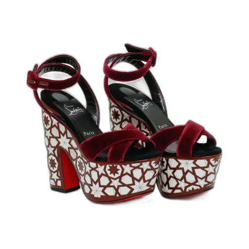 Thick Soled High-Heeled Sandals