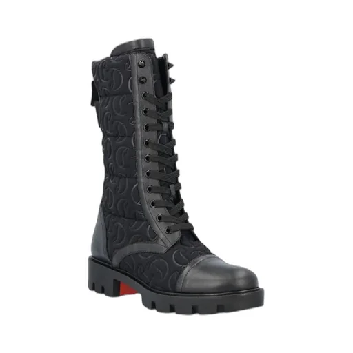 Padded Laced Ankle Boots