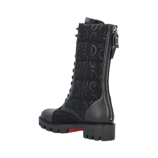 Padded Laced Ankle Boots