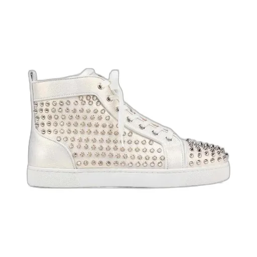 Rivet Logo High-Top Casual Sneakers