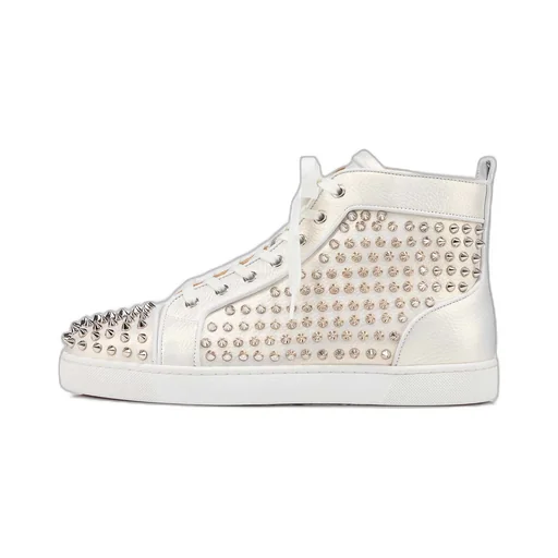Rivet Logo High-Top Casual Sneakers