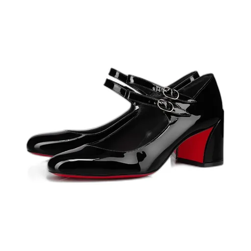 Miss Jane Double-Strapped Pumps