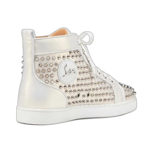 Rivet Logo High-Top Casual Sneakers