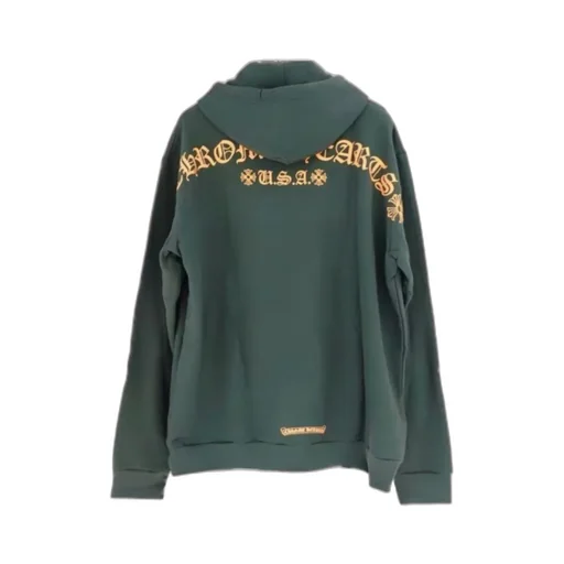 Hooded Sweatshirt With Lettering On The Back