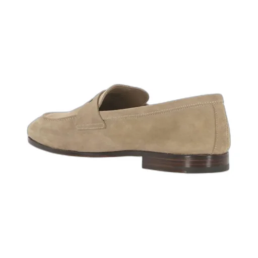 Round-Toe Slip-On Loafers