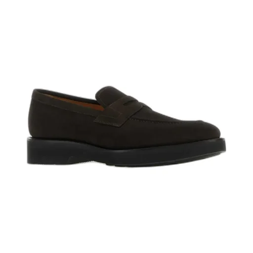 Round-Toe Slip-On Loafers
