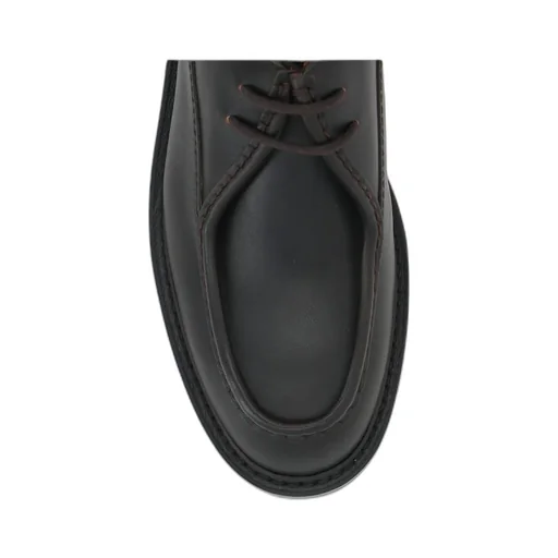 Monteria Round-Toe Lace-Up Derby Shoes