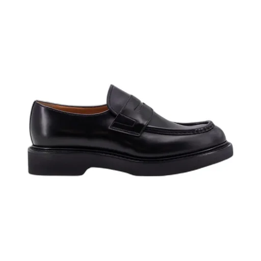 Round-Toe Slip-On Loafers
