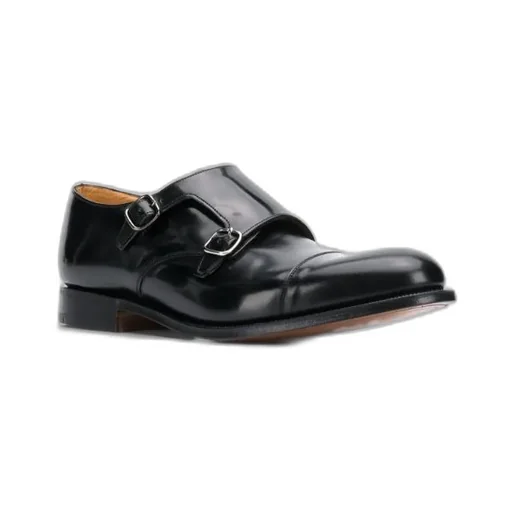 Buckled Lace-Up Shoes