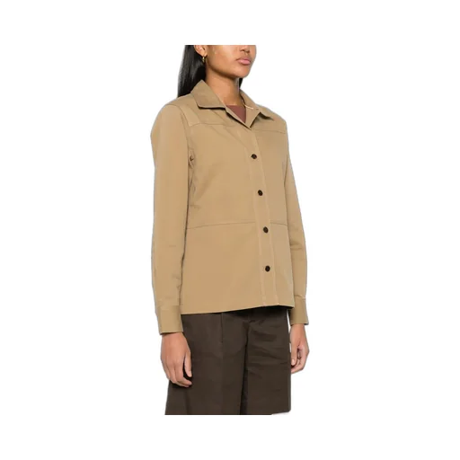 Panelled Twill Shirt Jacket