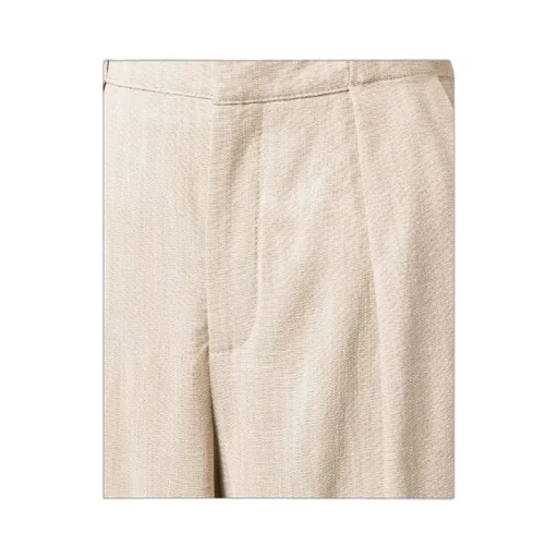 Pleated Flared Trousers