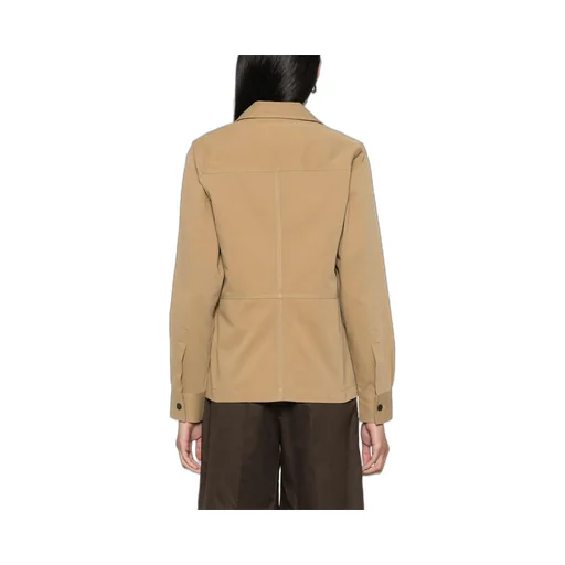 Panelled Twill Shirt Jacket
