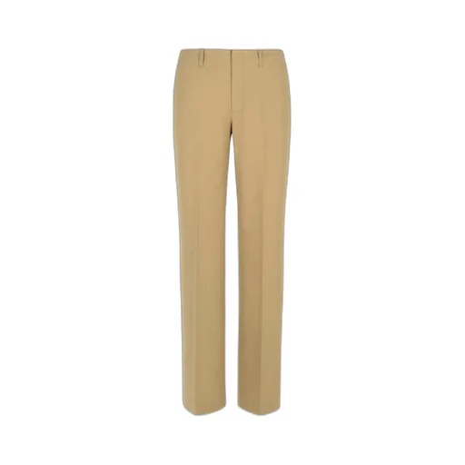Pleated Straight-Leg Pants
