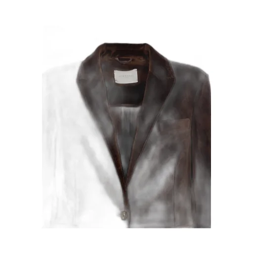 Velvet Single-Breasted Jacket